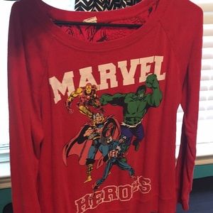 reversible long sleeve top